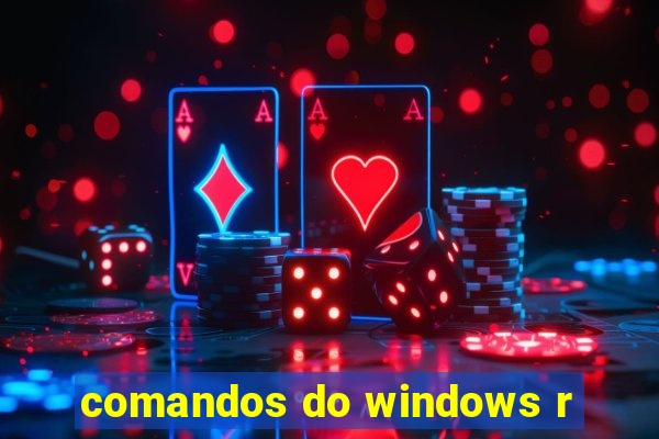 comandos do windows r